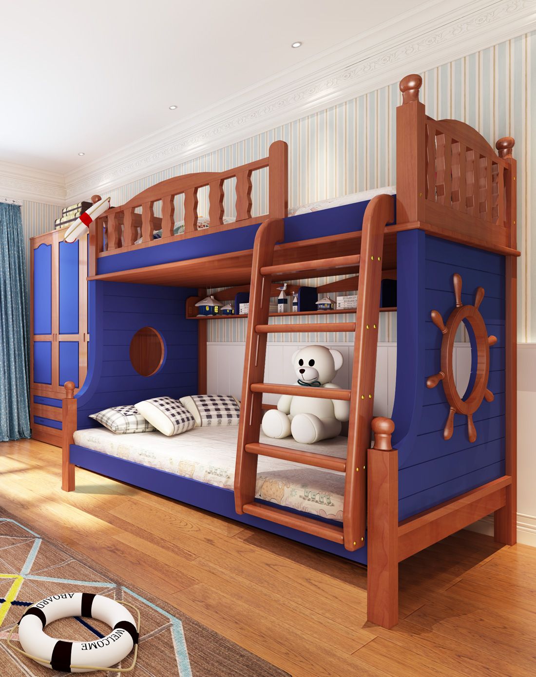 实木高低床安装视频,实木高低床如何选择