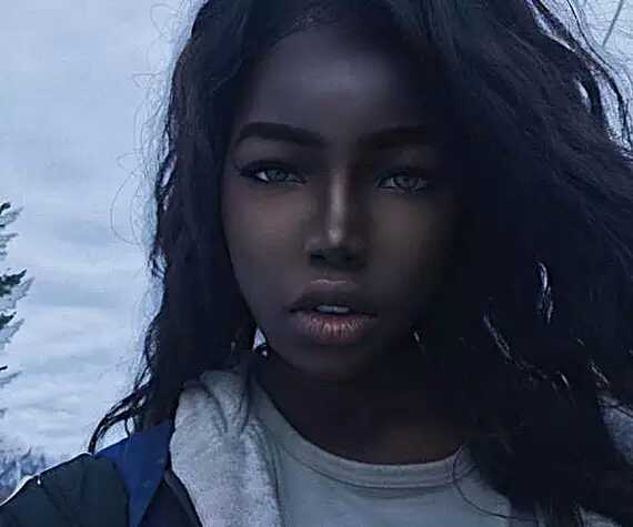 新一代黑色*女素**神诞生,没有最黑只有更黑