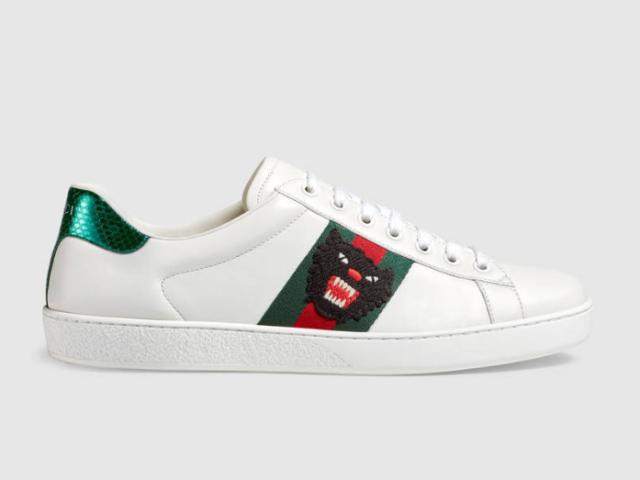 古驰小白鞋哪款最经典,gucci古驰tennis1977系列女士小白鞋