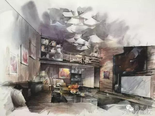 赵国斌室内手绘,赵国斌室内设计