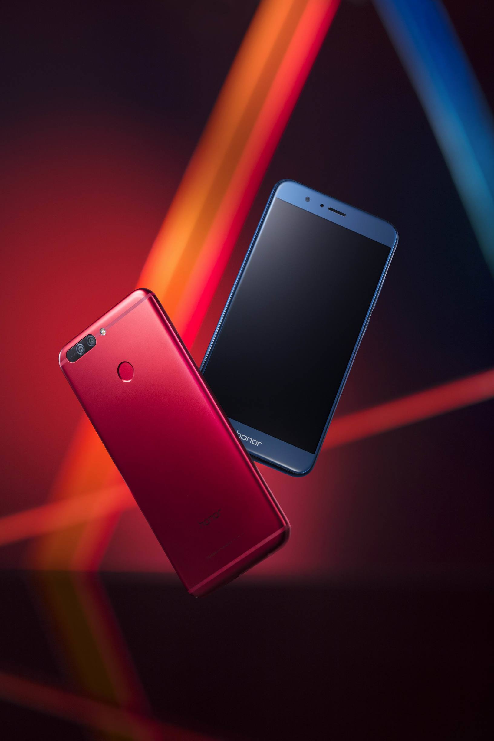 荣耀v9红色的好看吗,荣耀v9实拍蓝色金色