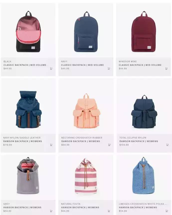 价格100之内的双肩包推荐,便宜好看的双肩包大容量