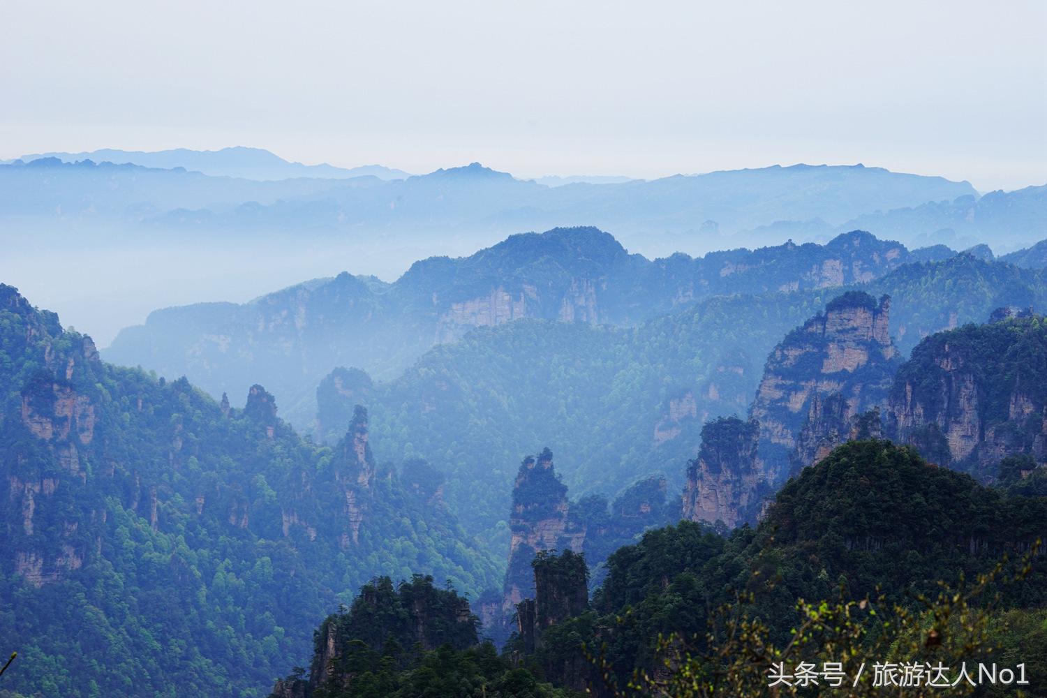 游记张家界8天旅游详细攻略,张家界天门山森林公园美景游记