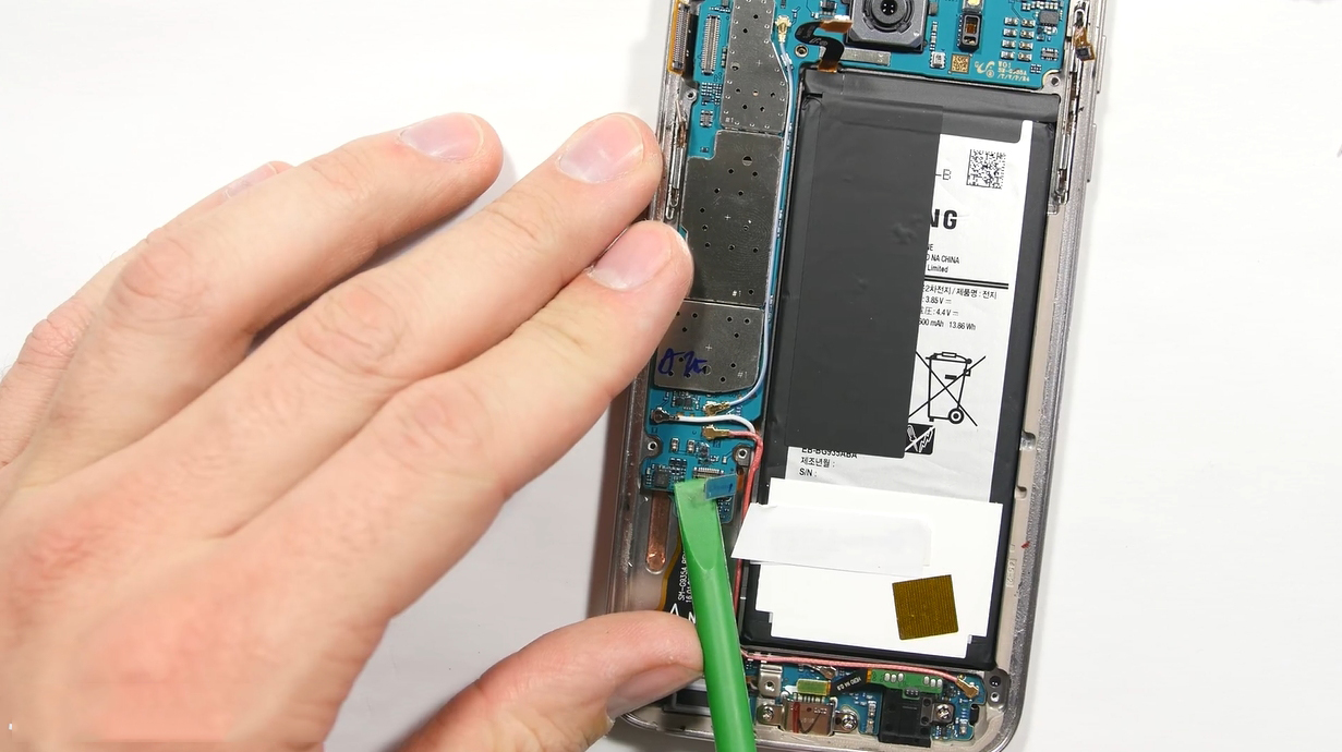 三星s7edge拆机修电源键,三星s7edge拆机视频