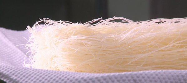 天津非遗津沽龙须面,津沽雪花龙须面