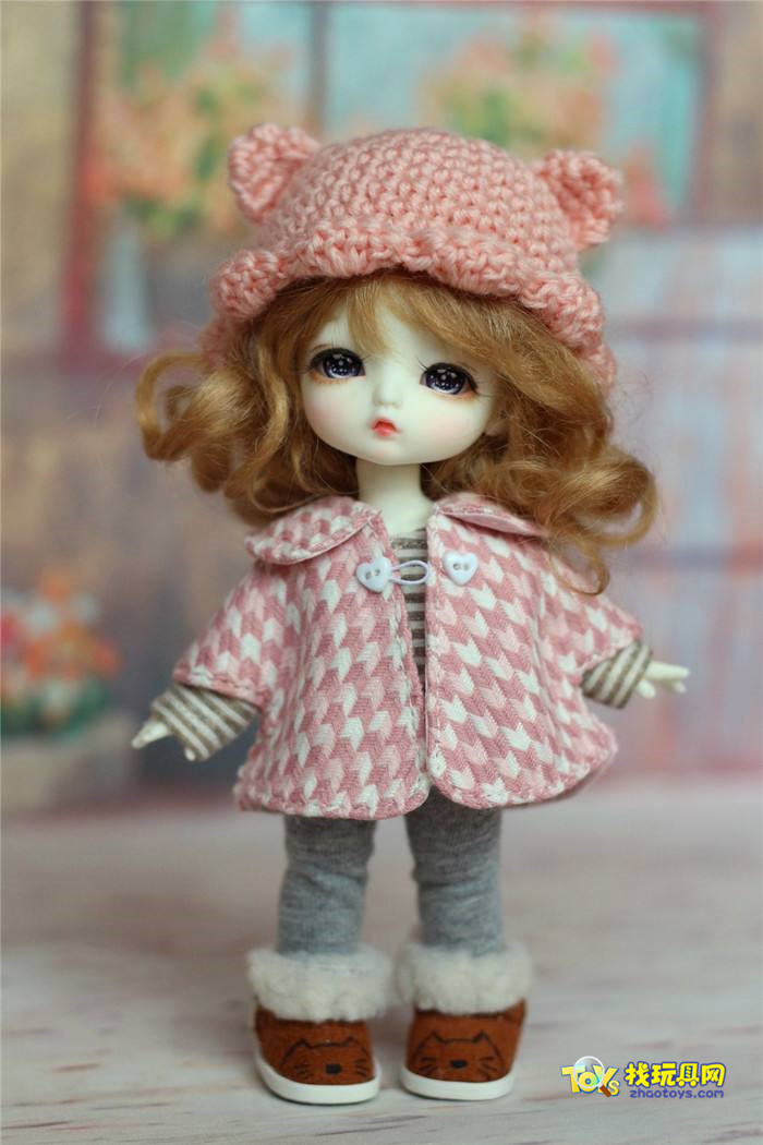 可爱风bjd娃娃,闭眼睛的bjd娃娃