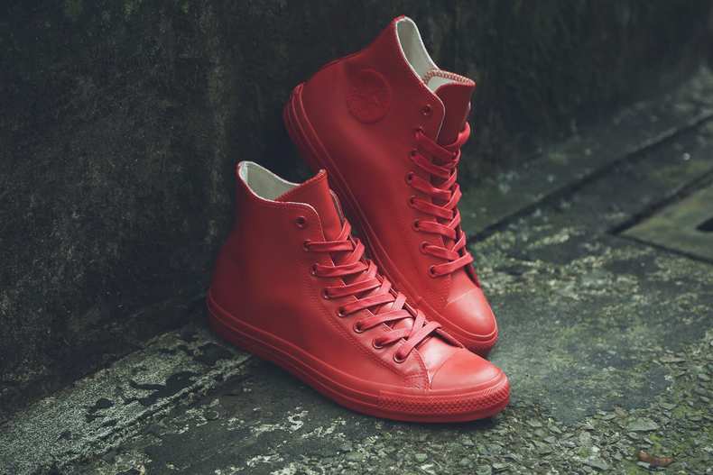 匡威好看联名款集合,匡威撞色帆布鞋蓝白