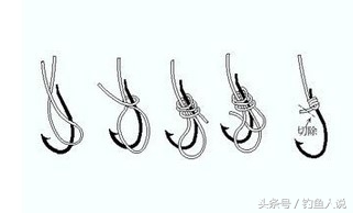 钓鱼新手必学的一个线结绑法教程,绑鱼线钓鱼