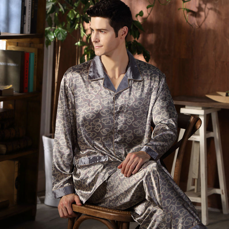 真丝男士睡衣,美标男士真丝睡衣