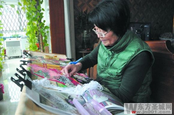 十年十字绣,自己绣的一幅十字绣做工精美