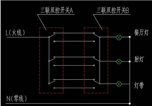 两开开关怎么接线实物图,单开开关接线方法大全