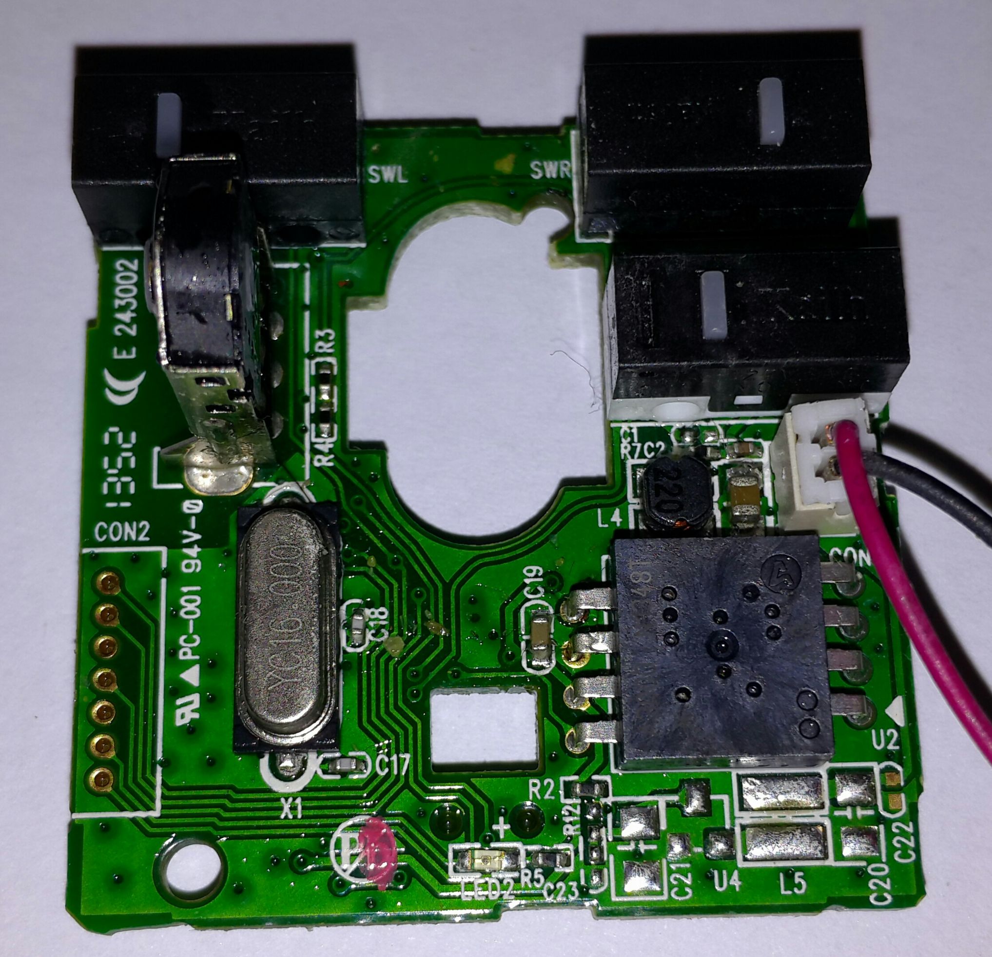 雷柏m10鼠标滚轮失灵,雷柏1200鼠标拆卸更换