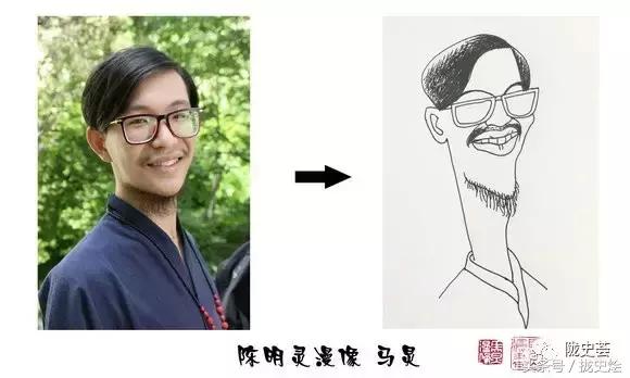 简笔漫像，如何才能惟妙惟肖，著名漫画家马炅，一语道破其中玄妙