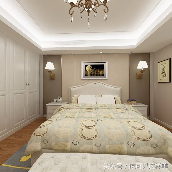 90平米简美风格,简美风格90平米装修实景