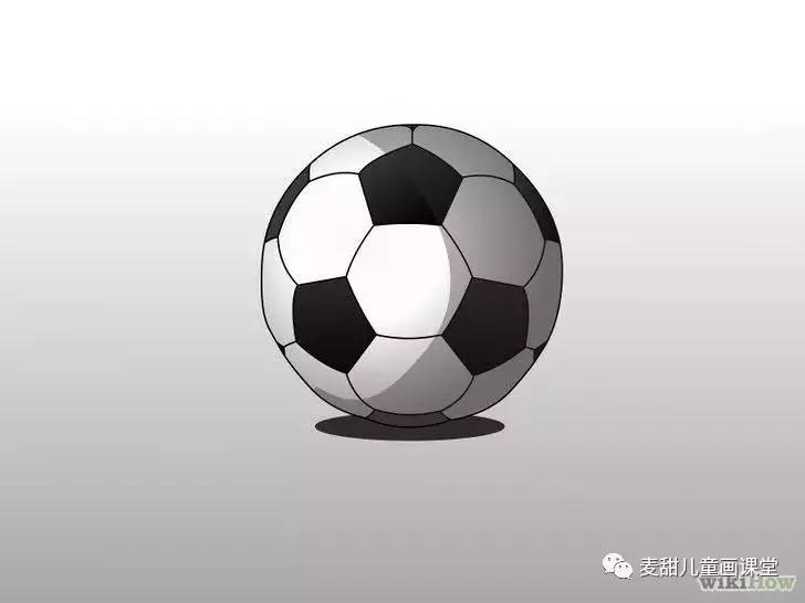 关于足球的画法,足球的画法和技巧