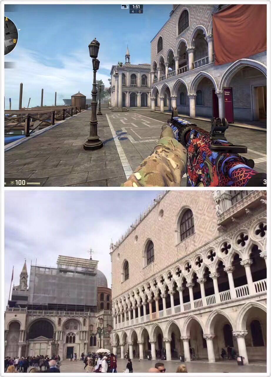 一开始以为csgo是个不要钱的游戏,csgo不正经的地图