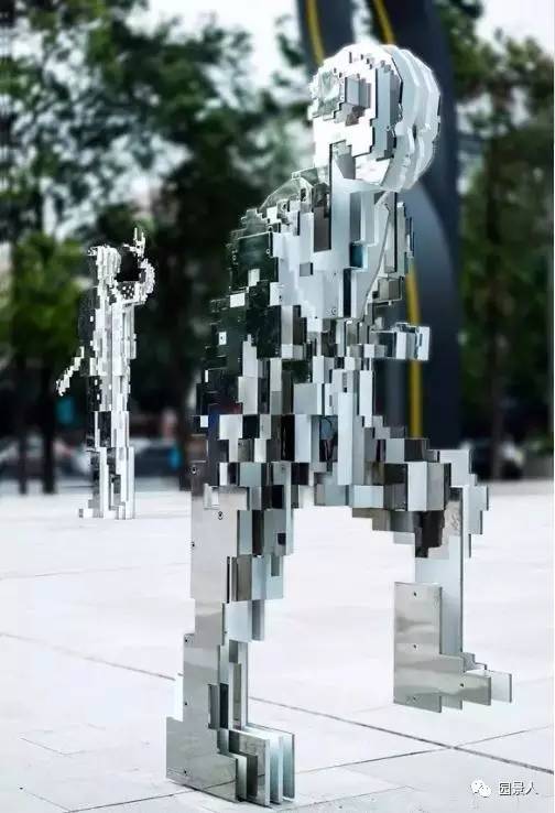 雕塑创意景观墙,景观抽象创意雕塑工艺