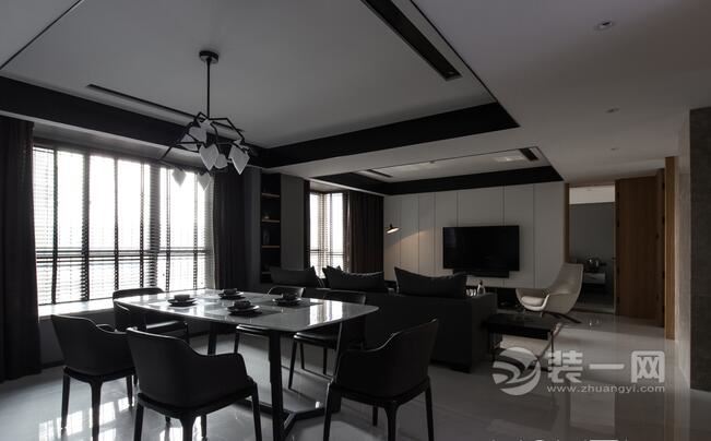 色彩情感厦门首开领翔国际126平现代简约三居内景展示