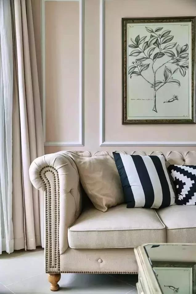 103平米美式小三居装修效果图,100平两居室轻美式装修