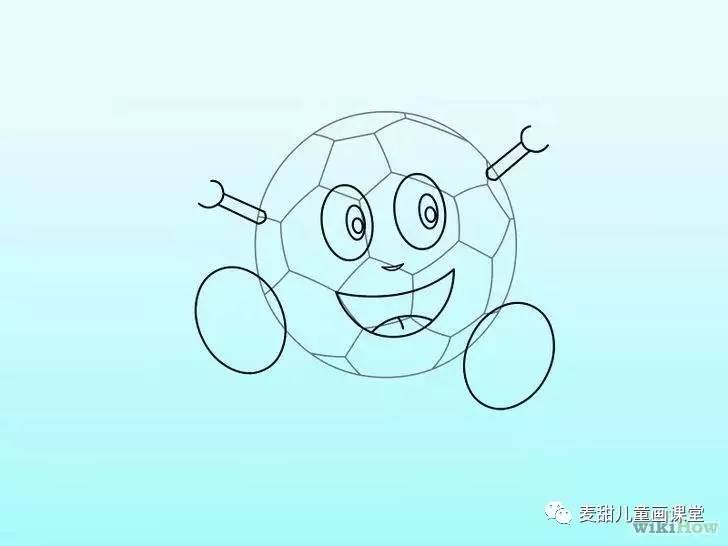 关于足球的画法,足球的画法和技巧