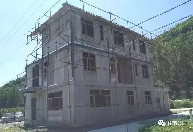 农村自建房轻钢小别墅建造全过程,农村钢结构自建房1层别墅