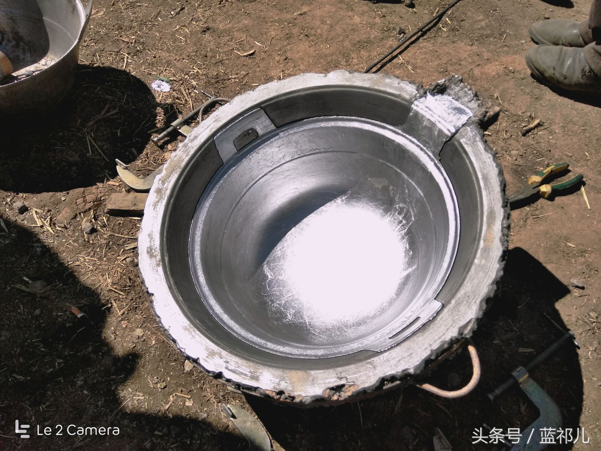 农村倒锅创意手艺,农村传统手艺倒铝锅视频