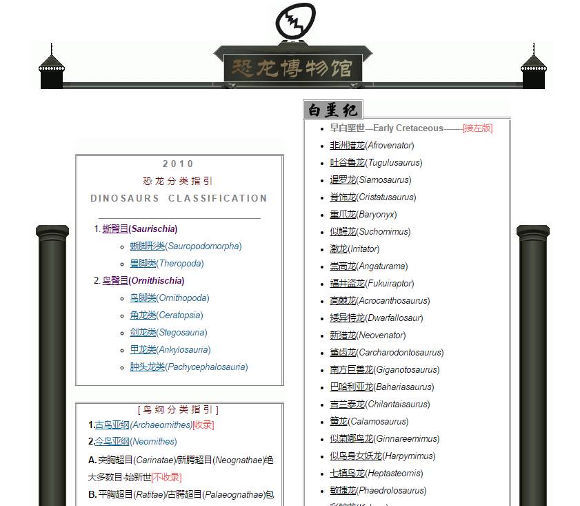 关于科普恐龙的网站,关于恐龙的科普书