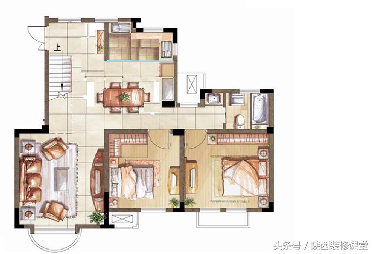 100平空中复式花园,150平空中花园轻奢精装修