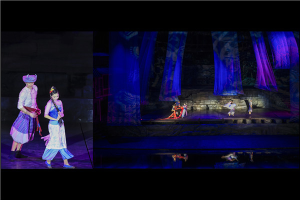 边城视频讲解,边城演出实景