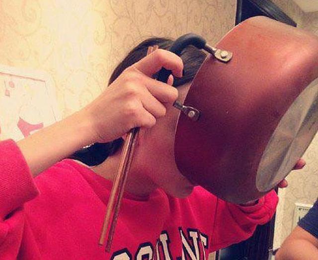 后面的那个小胖子，知道你很可爱，快走开我还要拍照呢！