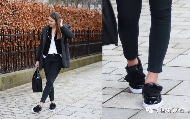 彪马鞋如何穿搭,女士彪马板鞋搭配什么裤子好看