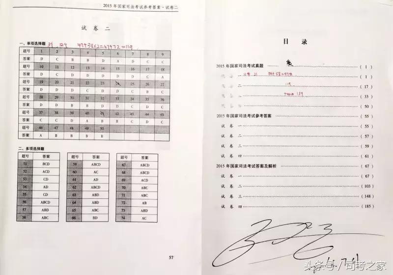 司考客观题真题,司考试题讲解视频