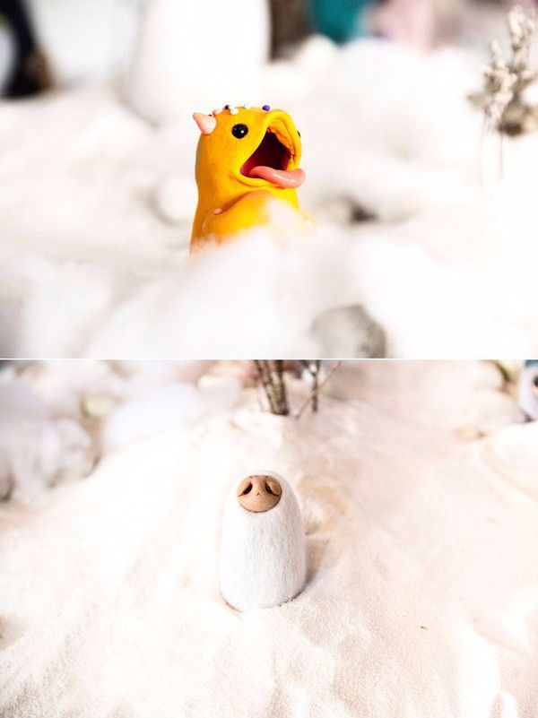 玩偶设计师林良如：怪趣毛毡展览——《23个小怪兽》