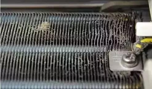 空调散热片脏了怎么回事,空调散热片污染