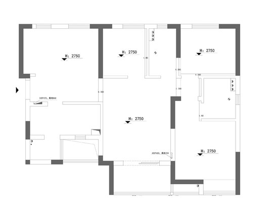 优美140平美式三居设计效果图,140平四室二厅中式装修设计