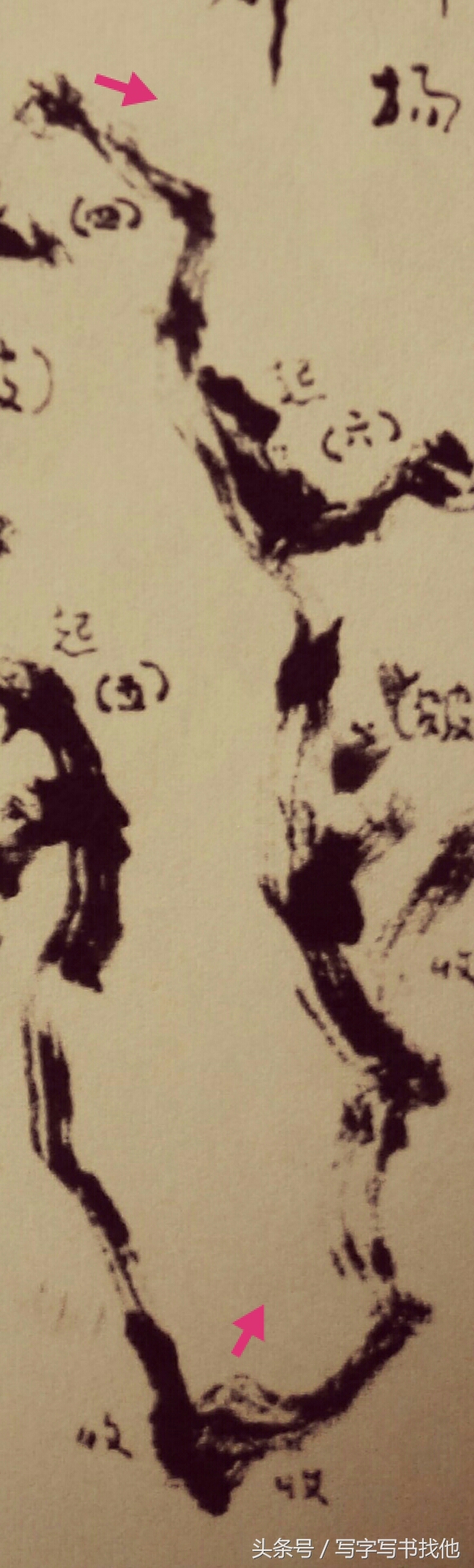 湖石的画法和技巧,工笔湖石画法