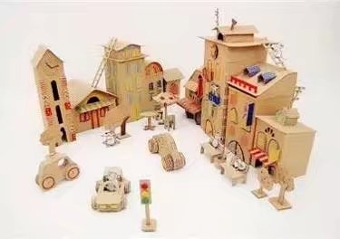 废纸箱做儿童玩具,废纸箱做可爱的宝宝