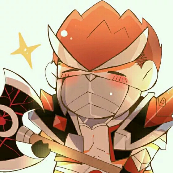 王者荣耀头像野王无水印,王者荣耀红蓝buff卡通头像