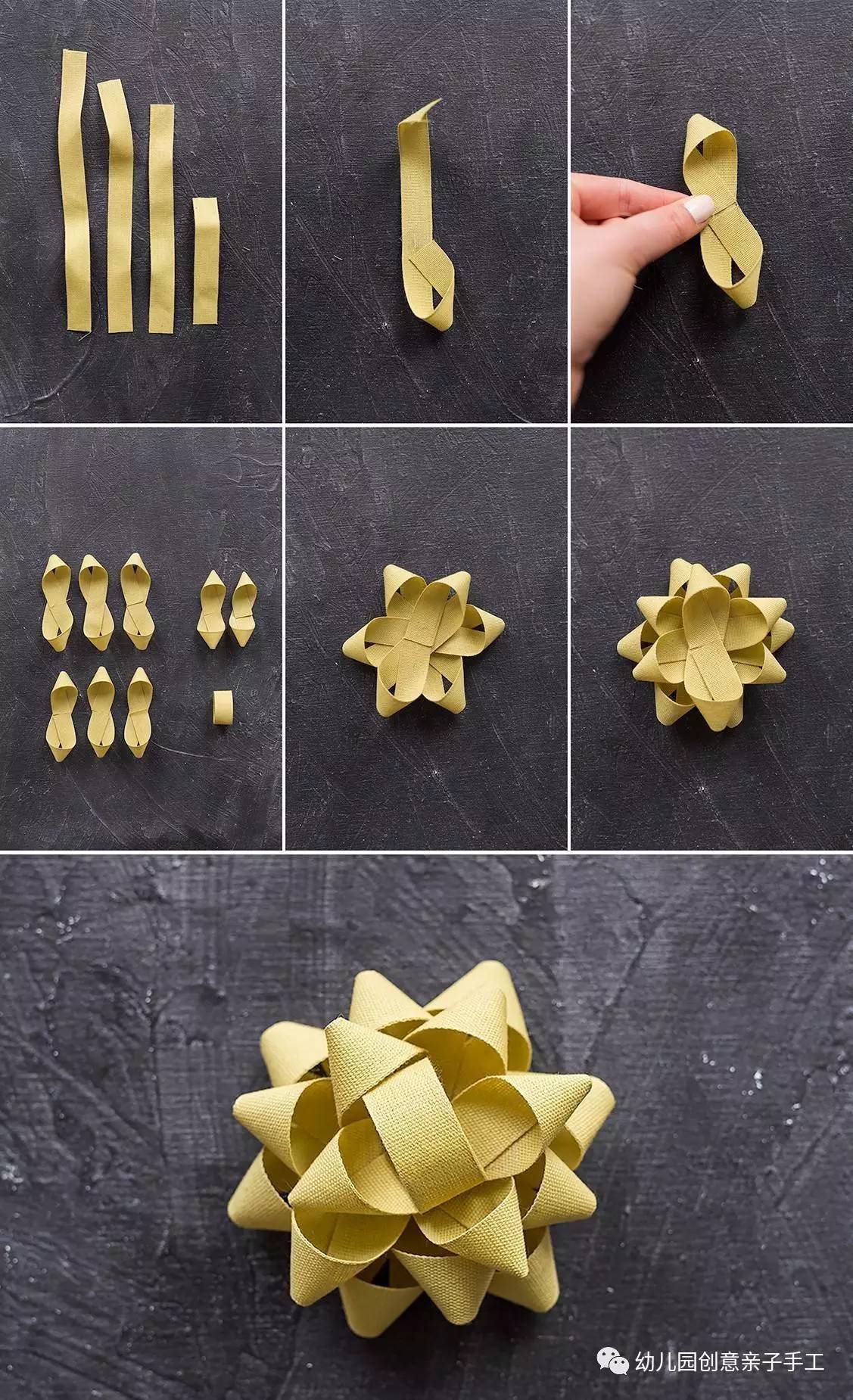 简单蝴蝶结手工幼儿,丝带蝴蝶结打法幼儿手工