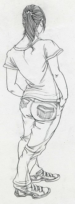 速写默写文稿,速写衣纹默写