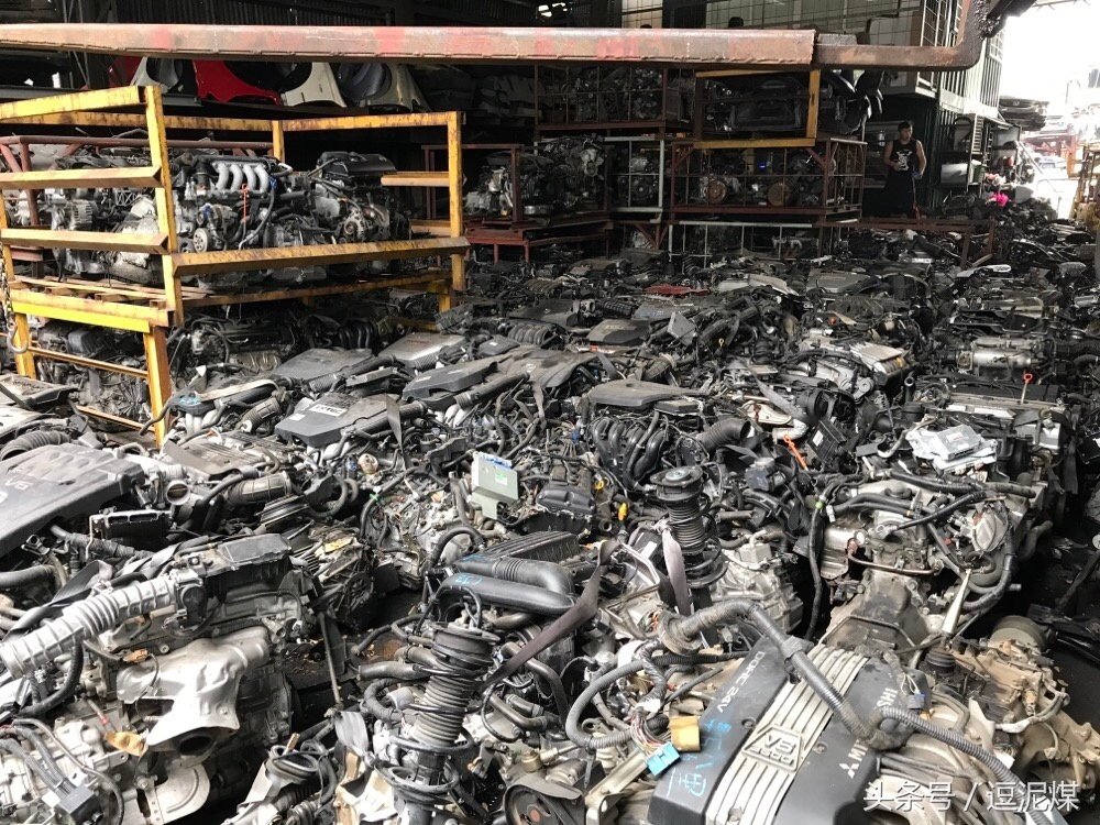 逛香港锦田,香港锦田拆车件视频
