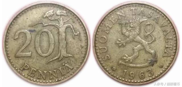 晒币｜带狮子图案的钱币