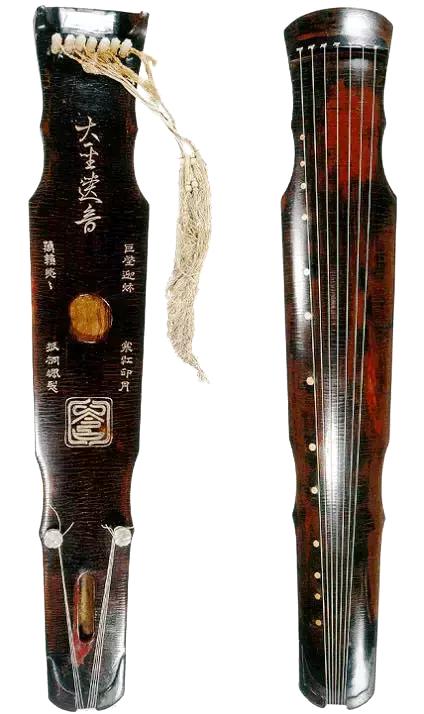 历代古琴的基础知识,中国古琴辨识图