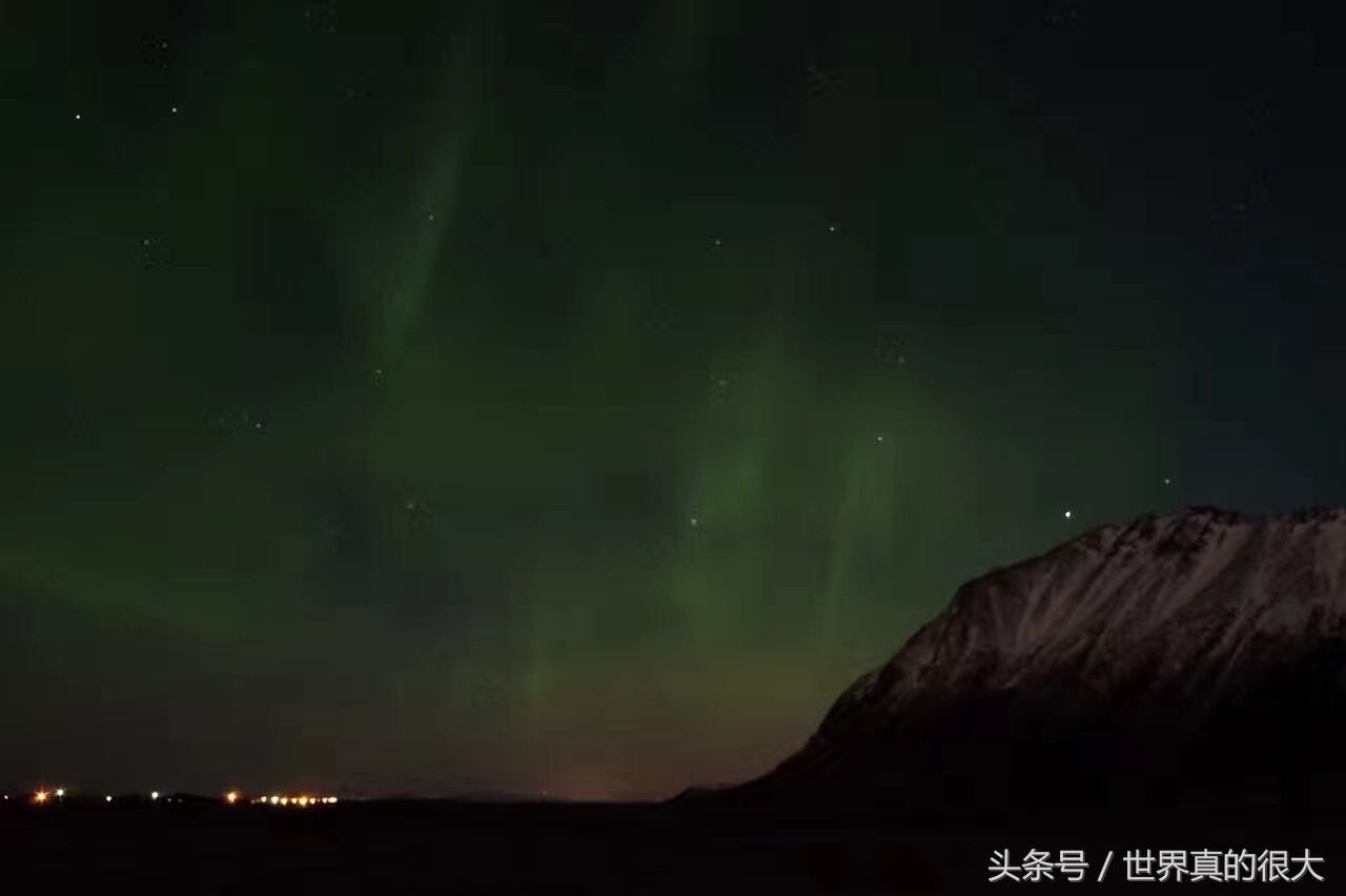 北纬66°34，我与极光相遇