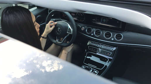 原来你是这样的奔驰E200L！一个靠谱女司机的野蛮选车体验