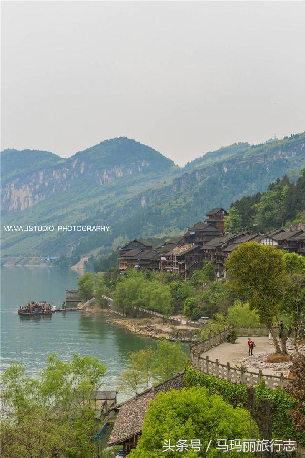 乌江百里画廊景区全景,千里乌江百里画廊古镇