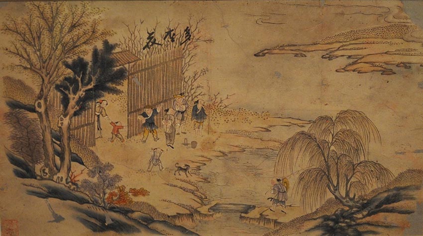 中国民间传统年画总结,中国年画大全民间