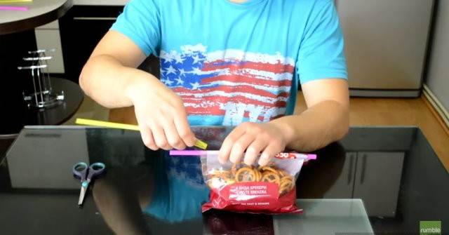 自制吸管密封夹,自制封口夹吸管