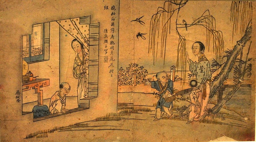 中国民间传统年画总结,中国年画大全民间