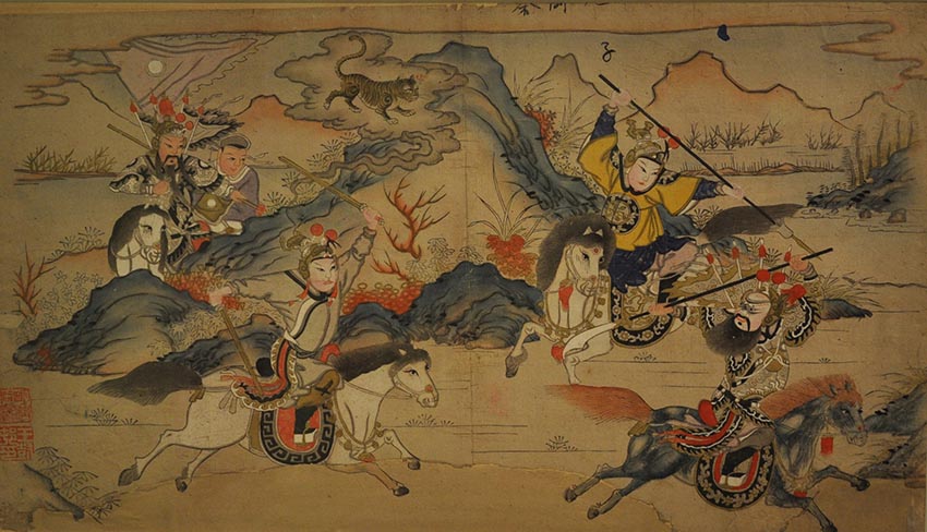 中国民间传统年画总结,中国年画大全民间